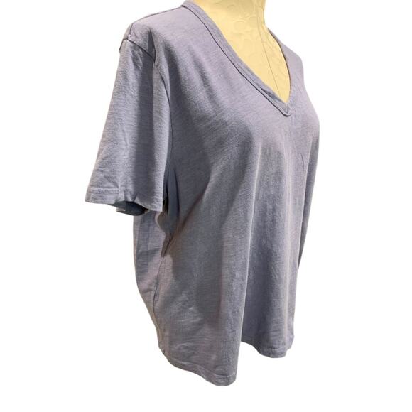 Size XL Universal Thread Purple Womens V-Neck Tshirt Short Sleeve - Picture 5 of 6